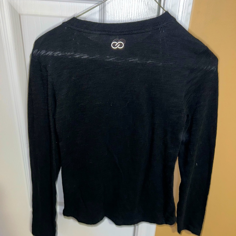 Basic black long sleeve. carrie underwood’s brand.
